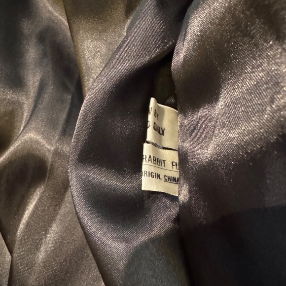 Vintage 100% rabbit fur coat fully lined Size Small EUC - Picture 6 of 7